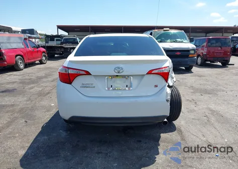 2014 Toyota Corolla S Plus из США, поврежденный, VIN 2T1BURHE2EC110997